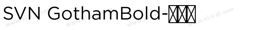 SVN GothamBold字体转换